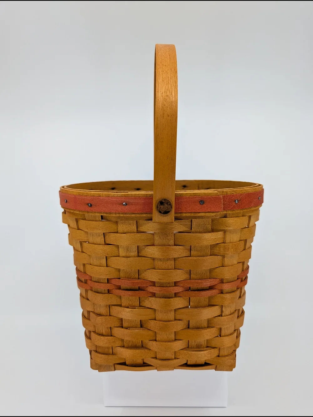 Longaberger 2001 Vintage Blossoms Mother's Day Basket/Lid/Floral Liner/Protector